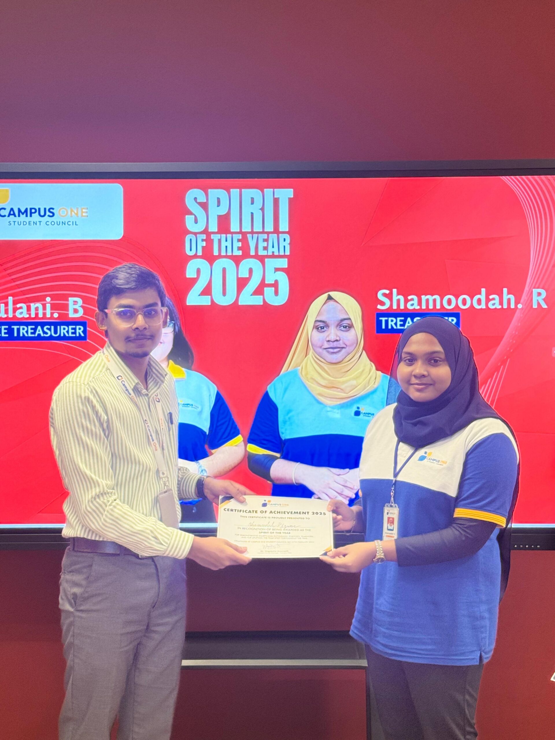 Campus One Student Council Holds Year-End Recognition 2025 2